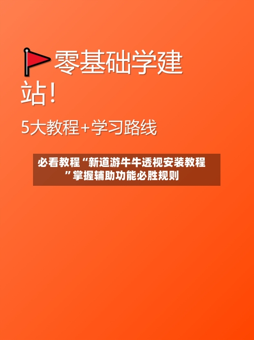 必看教程“新道游牛牛透视安装教程	”掌握辅助功能必胜规则-第2张图片
