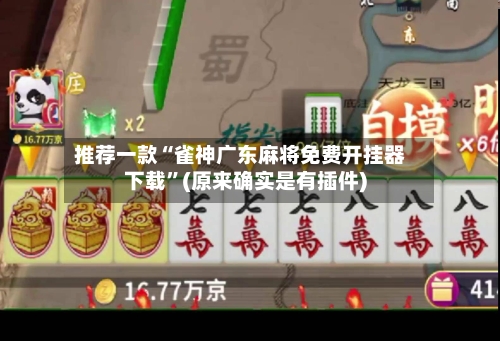 推荐一款“雀神广东麻将免费开挂器下载”(原来确实是有插件)-第2张图片