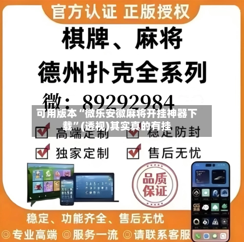可用版本“微乐安徽麻将开挂神器下载”(透视)其实真的有挂-第2张图片