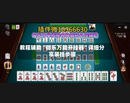 教程辅助“微乐万能开挂器”详细分享装挂步骤