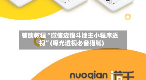 辅助教程“微信边锋斗地主小程序透视”(曝光透视必备猫腻)