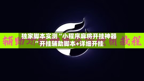独家脚本实测“小程序麻将开挂神器”开挂辅助脚本+详细开挂-第2张图片