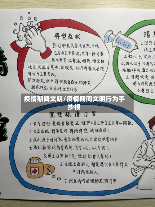 疫情期间文明/疫情期间文明行为手抄报