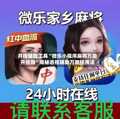 开挂辅助工具“微乐小程序麻将万能开挂器	”揭秘透视辅助万能挂用法-第2张图片