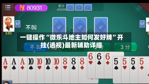 一键操作“微乐斗地主如何发好牌”开挂(透视)最新辅助详细-第3张图片