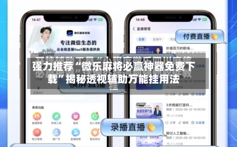 强力推荐“微乐麻将必赢神器免费下载	”揭秘透视辅助万能挂用法-第2张图片