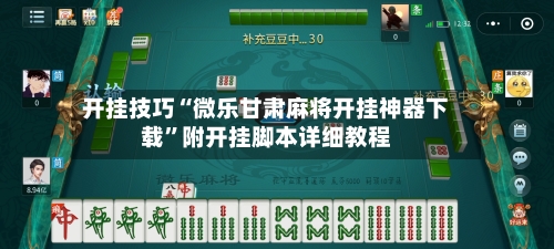 开挂技巧“微乐甘肃麻将开挂神器下载”附开挂脚本详细教程-第3张图片