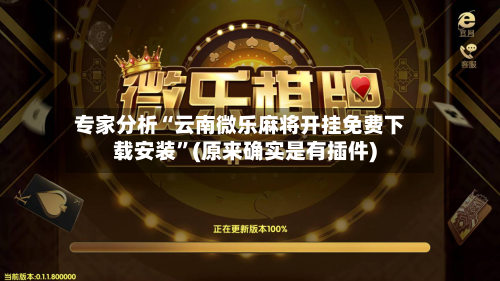 专家分析“云南微乐麻将开挂免费下载安装”(原来确实是有插件)