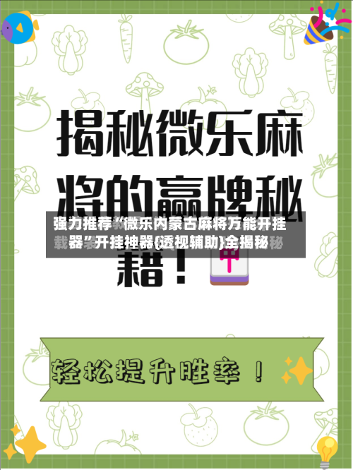 强力推荐“微乐内蒙古麻将万能开挂器”开挂神器{透视辅助}全揭秘-第3张图片