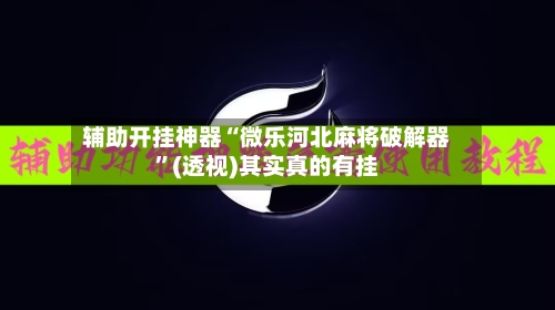 辅助开挂神器“微乐河北麻将破解器”(透视)其实真的有挂-第3张图片