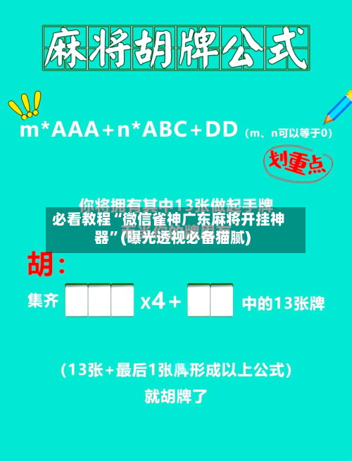 必看教程“微信雀神广东麻将开挂神器	”(曝光透视必备猫腻)-第2张图片
