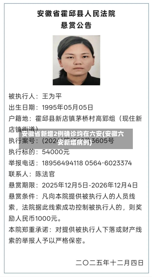 安徽省新增2例确诊均在六安(安徽六安新增病例)-第3张图片