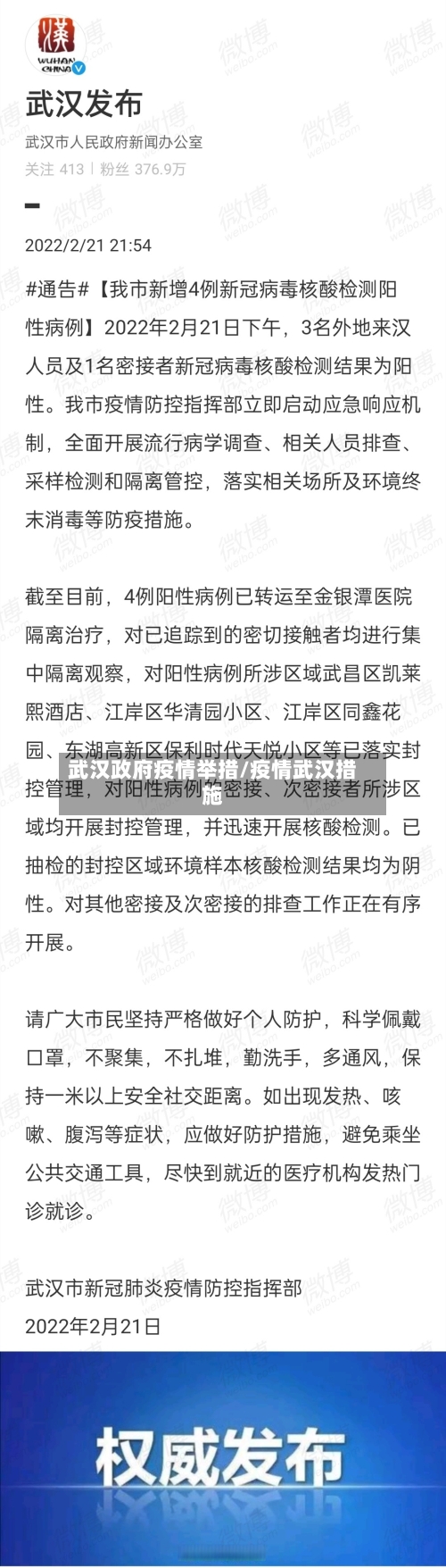 武汉政府疫情举措/疫情武汉措施