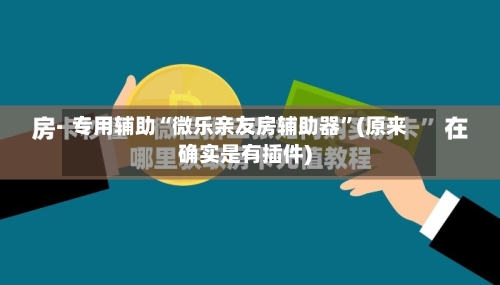 专用辅助“微乐亲友房辅助器”(原来确实是有插件)