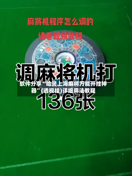 软件分享“哈灵上海麻将万能开挂神器”(透视挂)详细用法教程-第2张图片