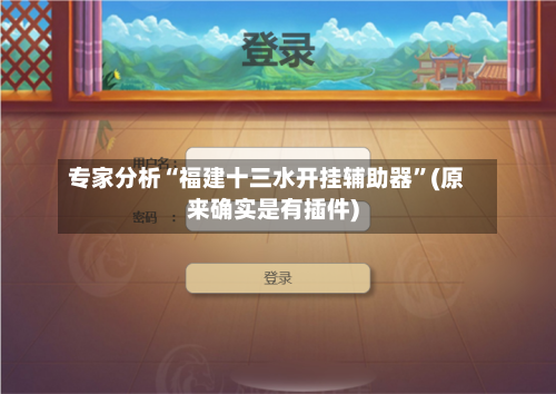 专家分析“福建十三水开挂辅助器”(原来确实是有插件)-第3张图片