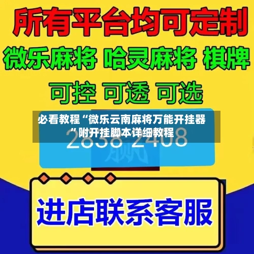必看教程“微乐云南麻将万能开挂器”附开挂脚本详细教程-第3张图片