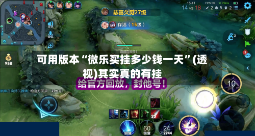 可用版本“微乐买挂多少钱一天”(透视)其实真的有挂-第3张图片