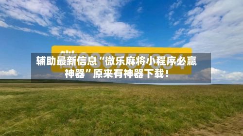 辅助最新信息“微乐麻将小程序必赢神器”原来有神器下载！-第2张图片