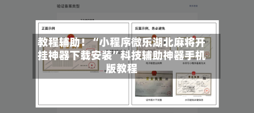 教程辅助！“小程序微乐湖北麻将开挂神器下载安装	”科技辅助神器手机版教程-第3张图片