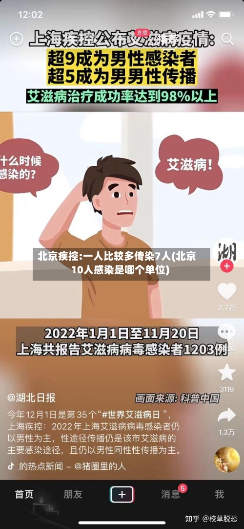 北京疾控:一人比较多传染7人(北京10人感染是哪个单位)