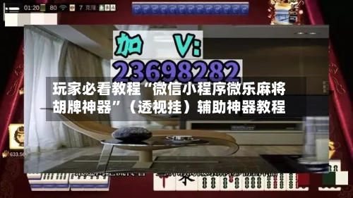 玩家必看教程“微信小程序微乐麻将胡牌神器”（透视挂）辅助神器教程-第3张图片