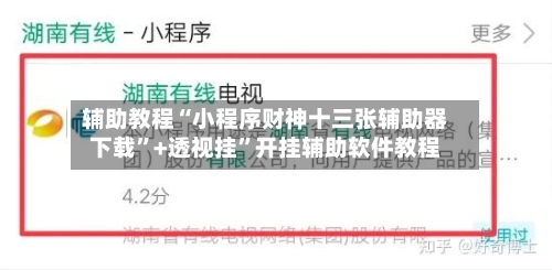 辅助教程“小程序财神十三张辅助器下载”+透视挂	”开挂辅助软件教程-第3张图片