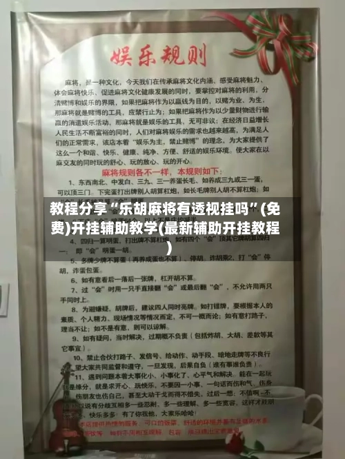 教程分享“乐胡麻将有透视挂吗”(免费)开挂辅助教学(最新辅助开挂教程)-第3张图片