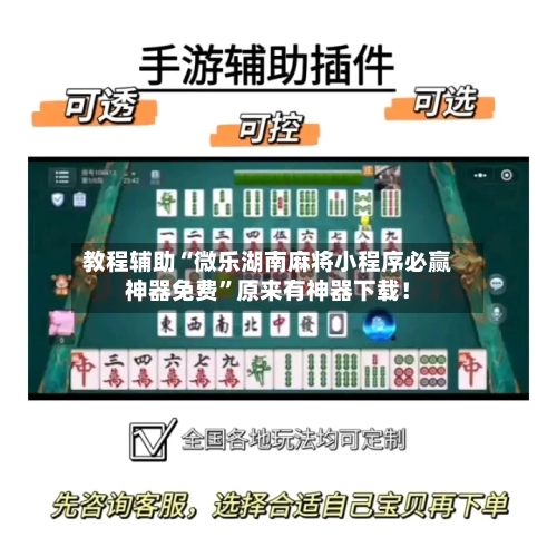 教程辅助“微乐湖南麻将小程序必赢神器免费”原来有神器下载！-第2张图片
