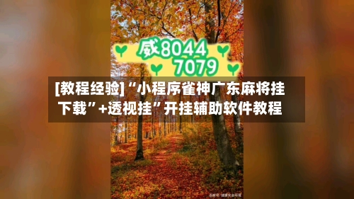 [教程经验]“小程序雀神广东麻将挂下载”+透视挂”开挂辅助软件教程-第2张图片