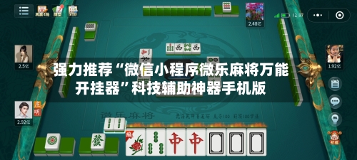强力推荐“微信小程序微乐麻将万能开挂器”科技辅助神器手机版