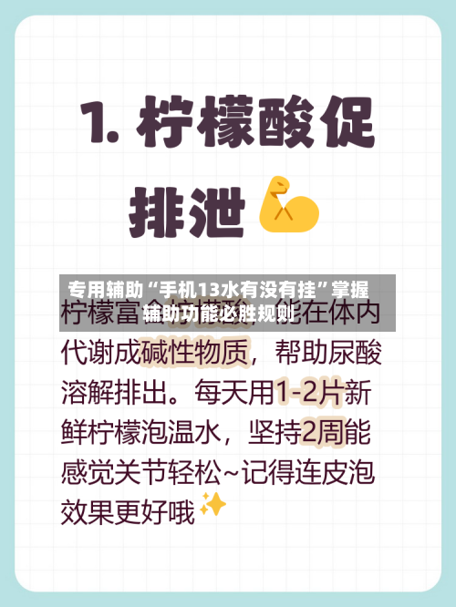 专用辅助“手机13水有没有挂”掌握辅助功能必胜规则