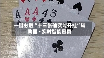 一键必胜“十三张确实能开挂	”辅助器 - 实时智能回复-第2张图片