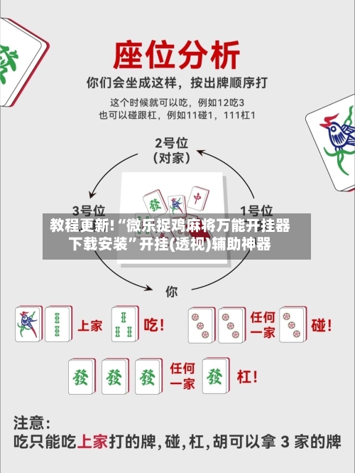 教程更新!“微乐捉鸡麻将万能开挂器下载安装”开挂(透视)辅助神器-第2张图片