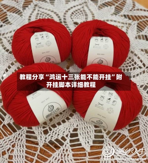 教程分享“鸿运十三张能不能开挂”附开挂脚本详细教程-第2张图片