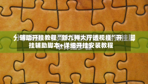 辅助开挂教程“新九神大厅透视挂”开挂辅助脚本+详细开挂安装教程-第2张图片
