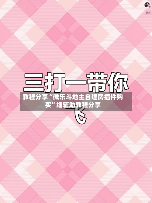 教程分享“微乐斗地主自建房插件购买”细辅助教程分享