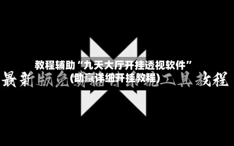 教程辅助“九天大厅开挂透视软件”(助赢详细开挂教程)-第2张图片