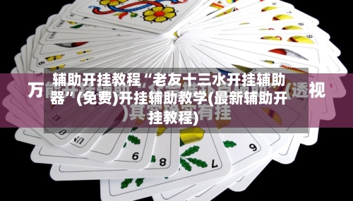 辅助开挂教程“老友十三水开挂辅助器”(免费)开挂辅助教学(最新辅助开挂教程)