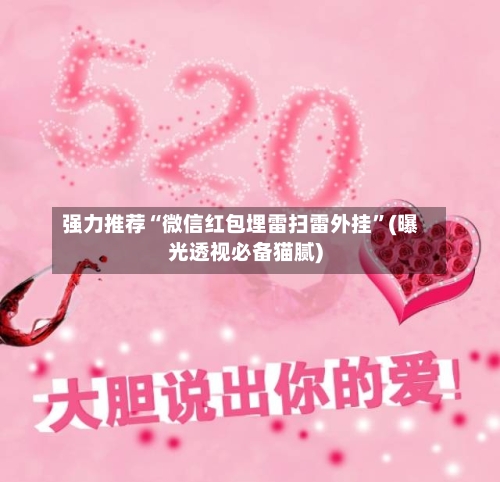 强力推荐“微信红包埋雷扫雷外挂”(曝光透视必备猫腻)