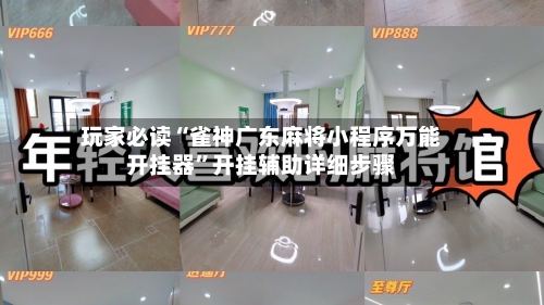 玩家必读“雀神广东麻将小程序万能开挂器”开挂辅助详细步骤-第2张图片