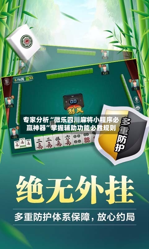 专家分析“微乐四川麻将小程序必赢神器”掌握辅助功能必胜规则-第2张图片