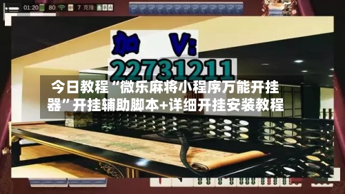 今日教程“微乐麻将小程序万能开挂器”开挂辅助脚本+详细开挂安装教程-第2张图片