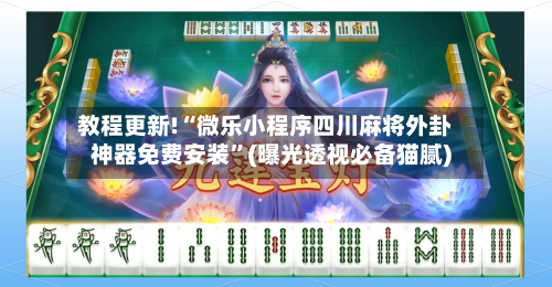 教程更新!“微乐小程序四川麻将外卦神器免费安装”(曝光透视必备猫腻)-第2张图片