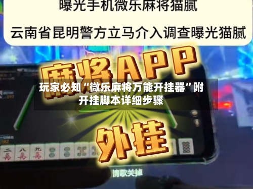 玩家必知“微乐麻将万能开挂器”附开挂脚本详细步骤