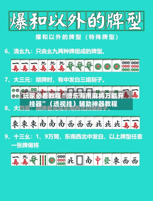 玩家必看教程“微乐海南麻将万能开挂器”（透视挂）辅助神器教程-第2张图片