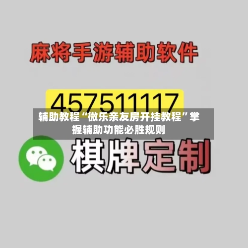 辅助教程“微乐亲友房开挂教程”掌握辅助功能必胜规则