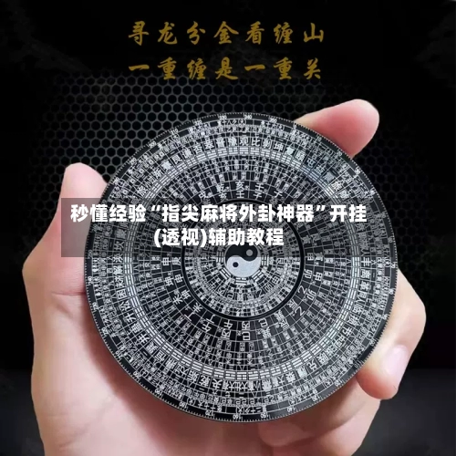 秒懂经验“指尖麻将外卦神器”开挂(透视)辅助教程-第2张图片