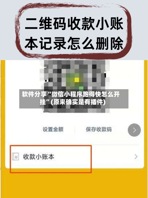 软件分享“微信小程序跑得快怎么开挂”(原来确实是有插件)-第2张图片