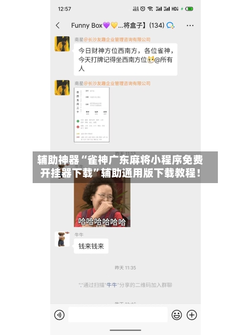 辅助神器“雀神广东麻将小程序免费开挂器下载”辅助通用版下载教程！-第2张图片